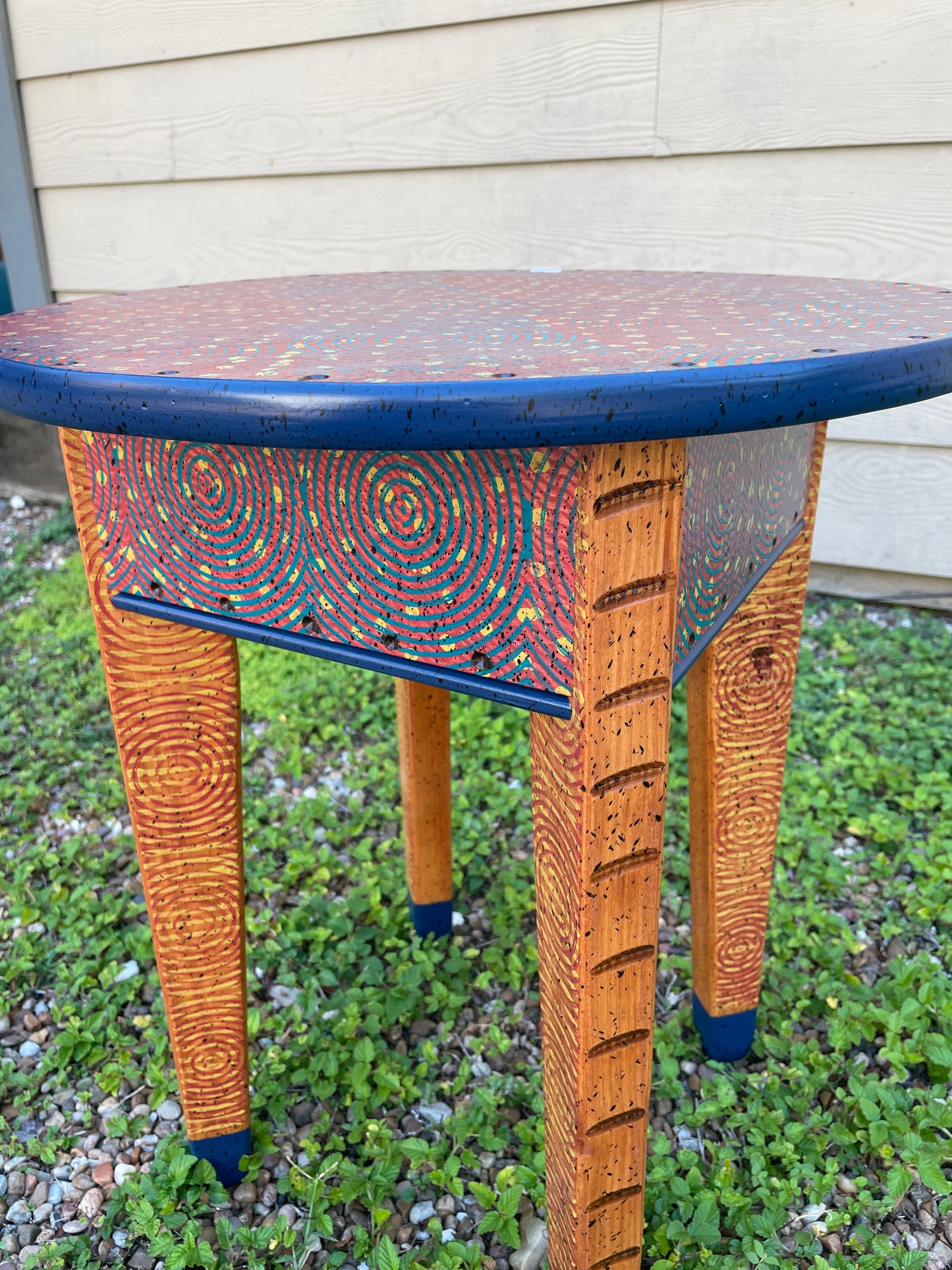 David Marsh 18" Round Side Table