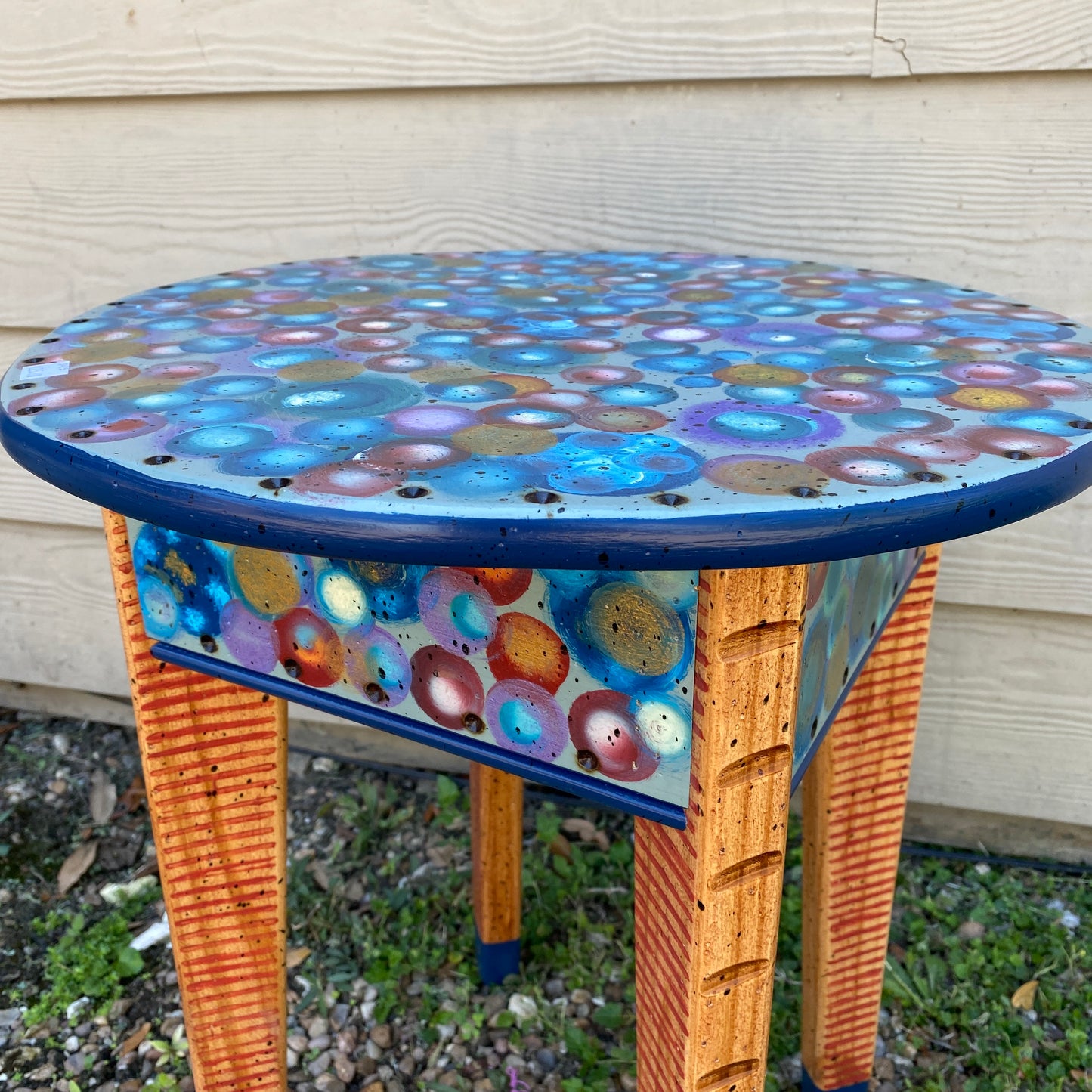 David Marsh 18" Round Side Table (Baubles)