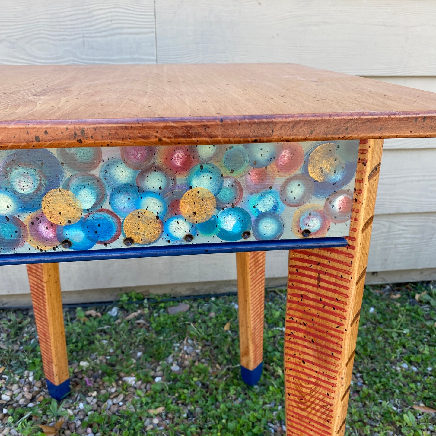 David Marsh 22” Square Side Table (Baubles)
