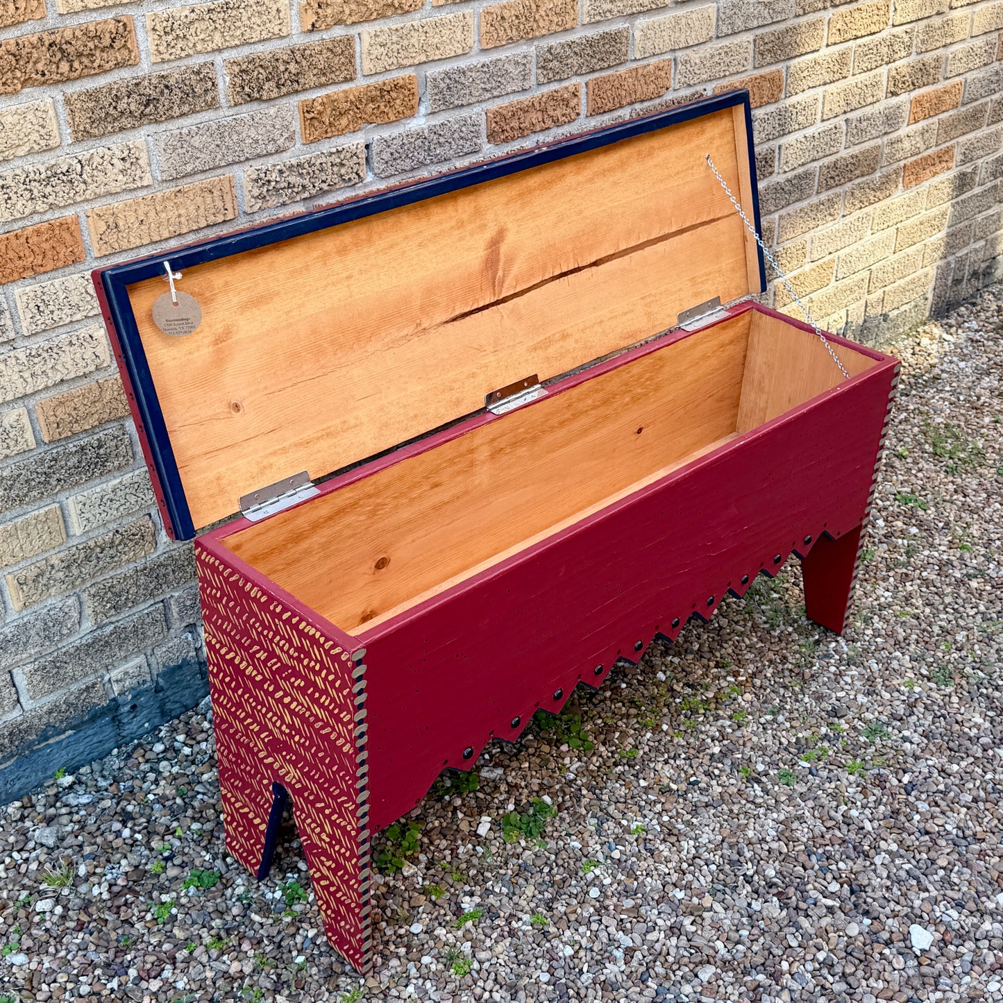 Tommy Lewis Marsh Style Bench Box--3.5ft