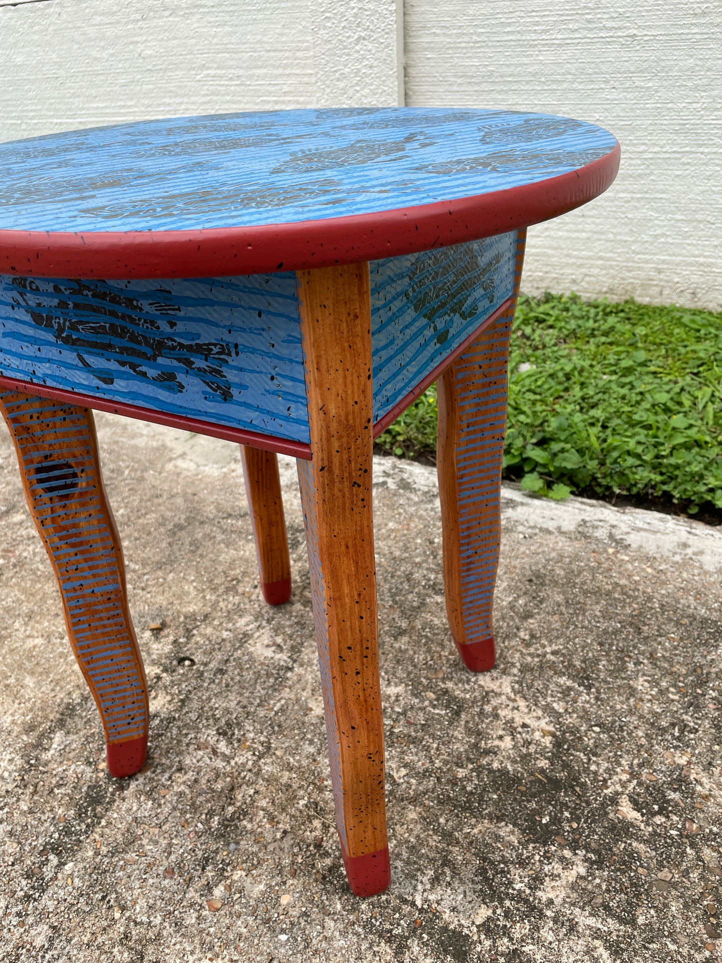 David Marsh 18" Round Side Table