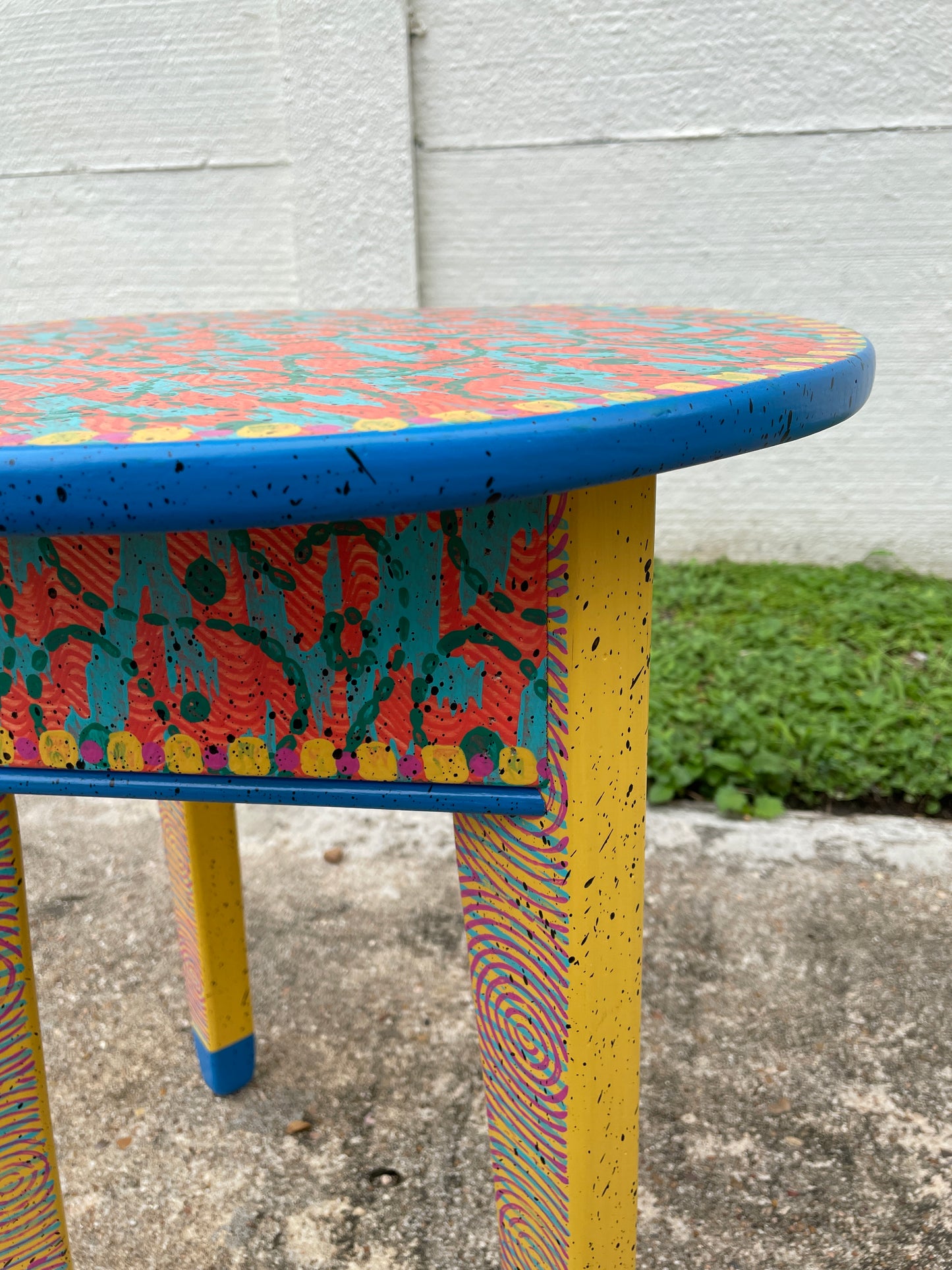 David Marsh 18" Round Side Table