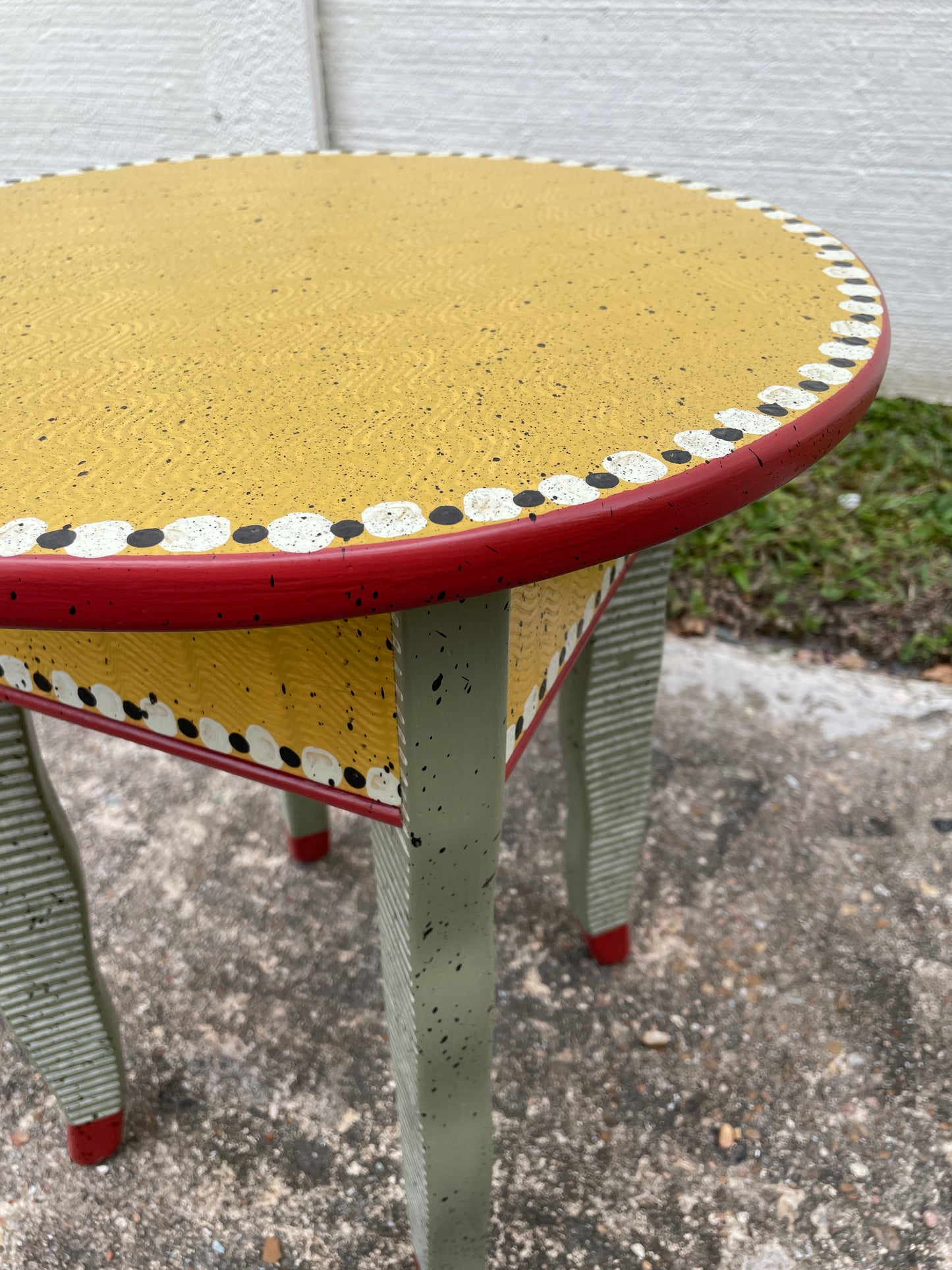 David Marsh 18" Round Side Table