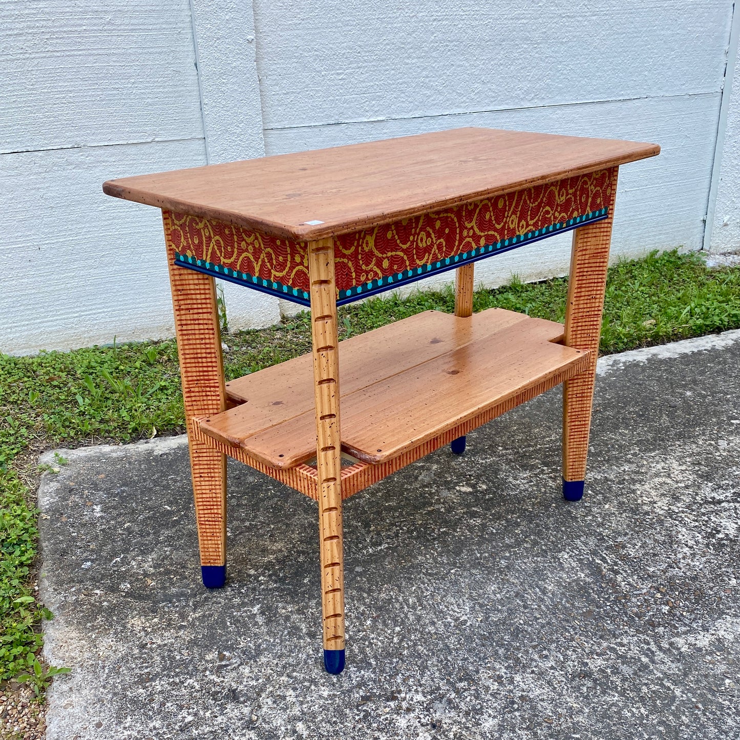David Marsh M&T 3’ Mini Console Table with Shelf