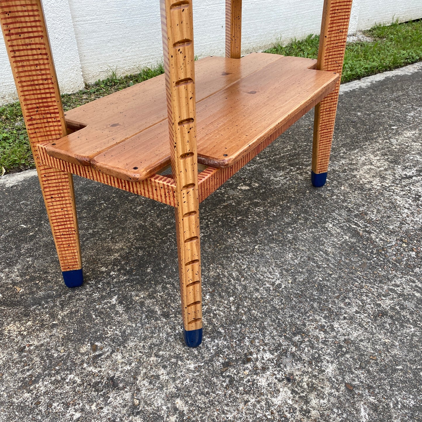 David Marsh M&T 3’ Mini Console Table with Shelf