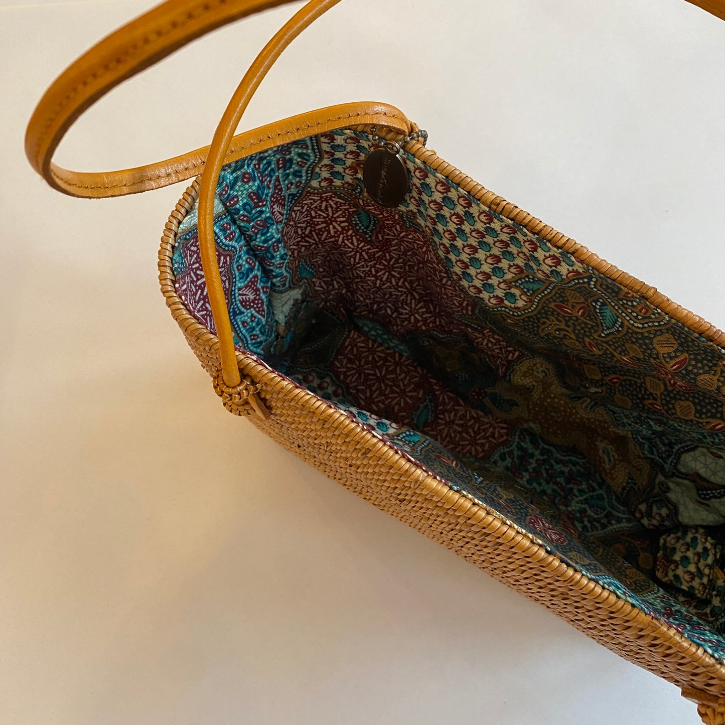 Ata Wicker Tote Bag- Small