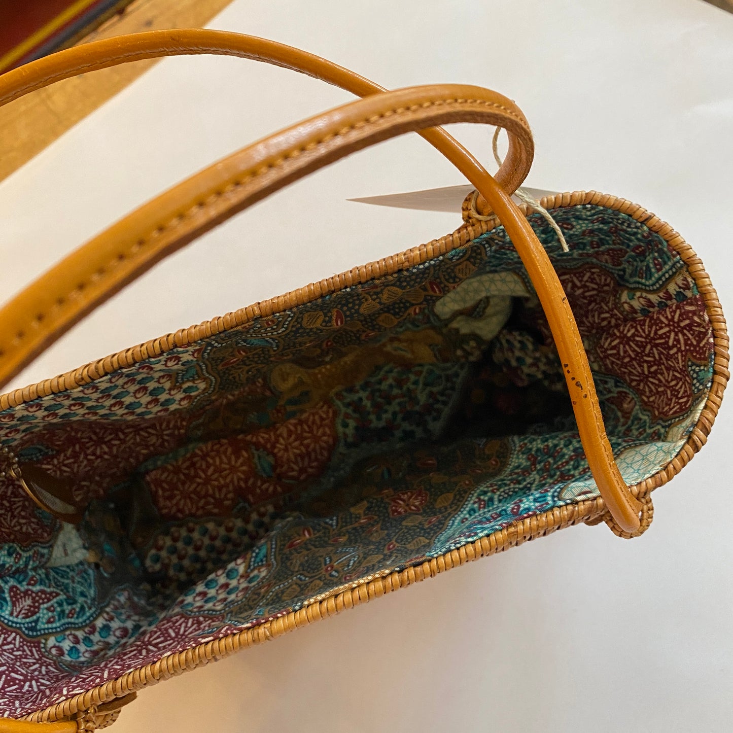 Ata Wicker Tote Bag- Small