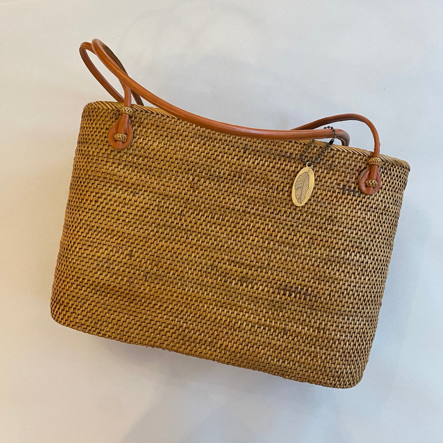 Ata Wicker Tote Bag- Medium