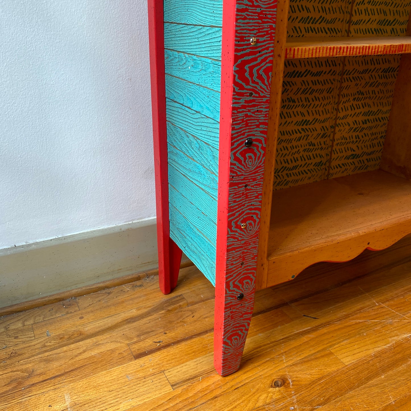 Tommy Lewis Marsh Style 5' Rustica Bookshelf on Legs
