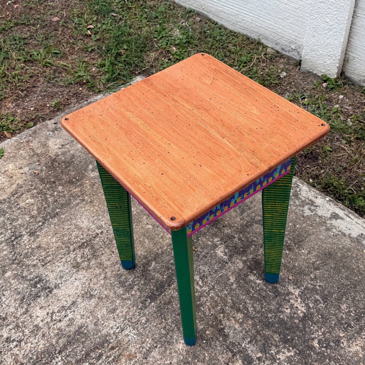David Marsh 18” Square Side Table