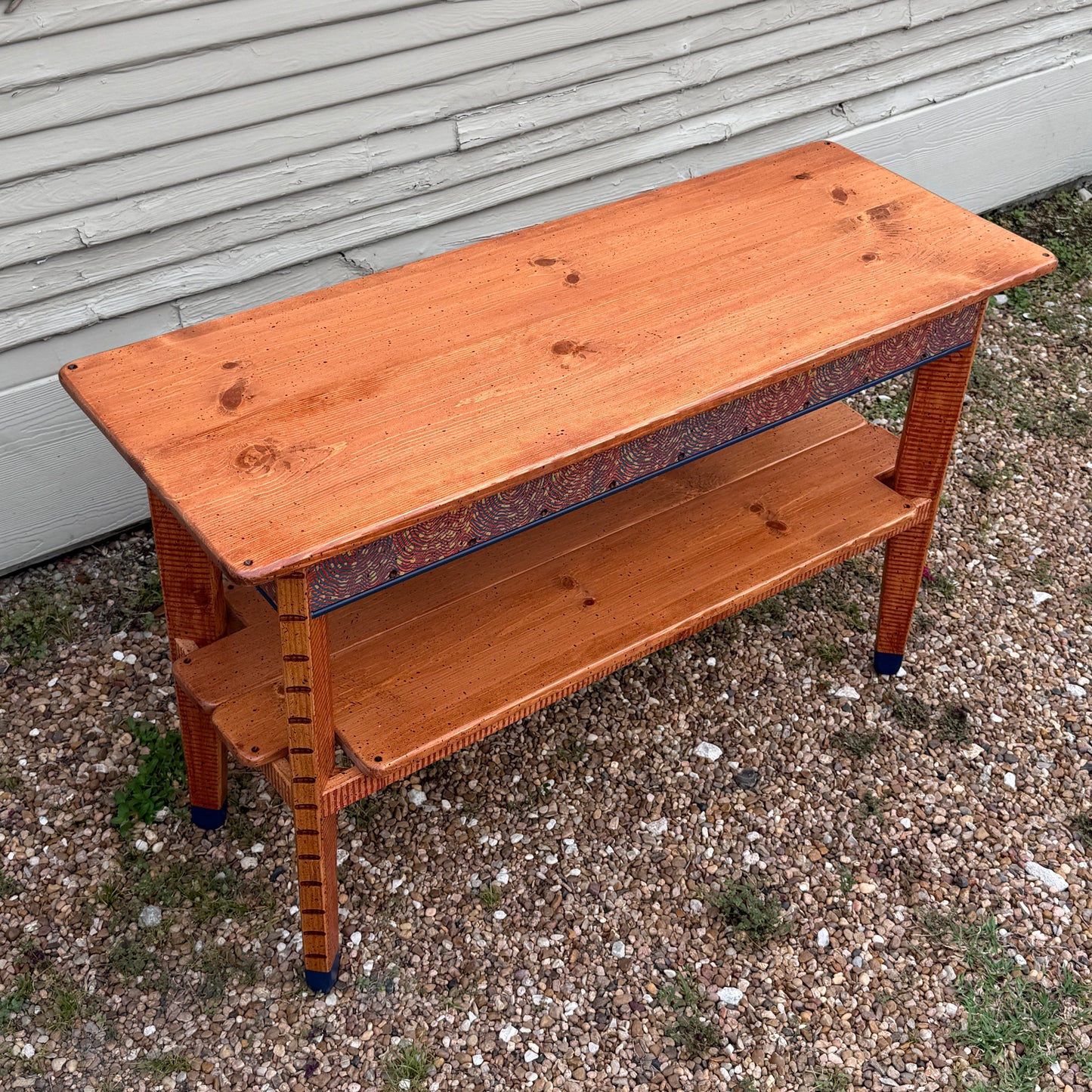 David Marsh 4' Console Table with Shelf