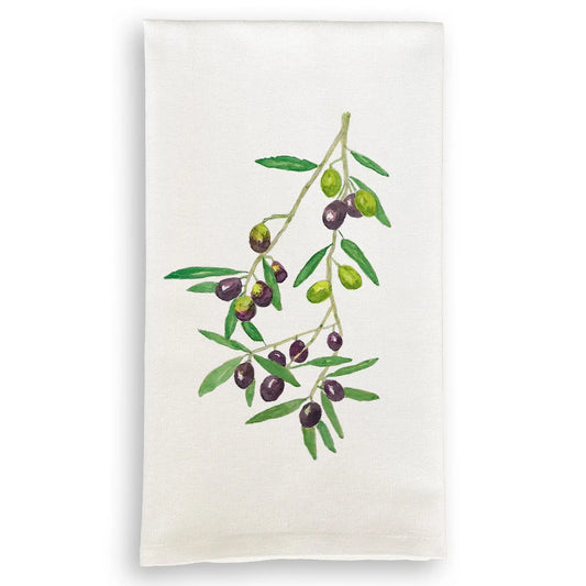 Olive Branch Dish Towel
