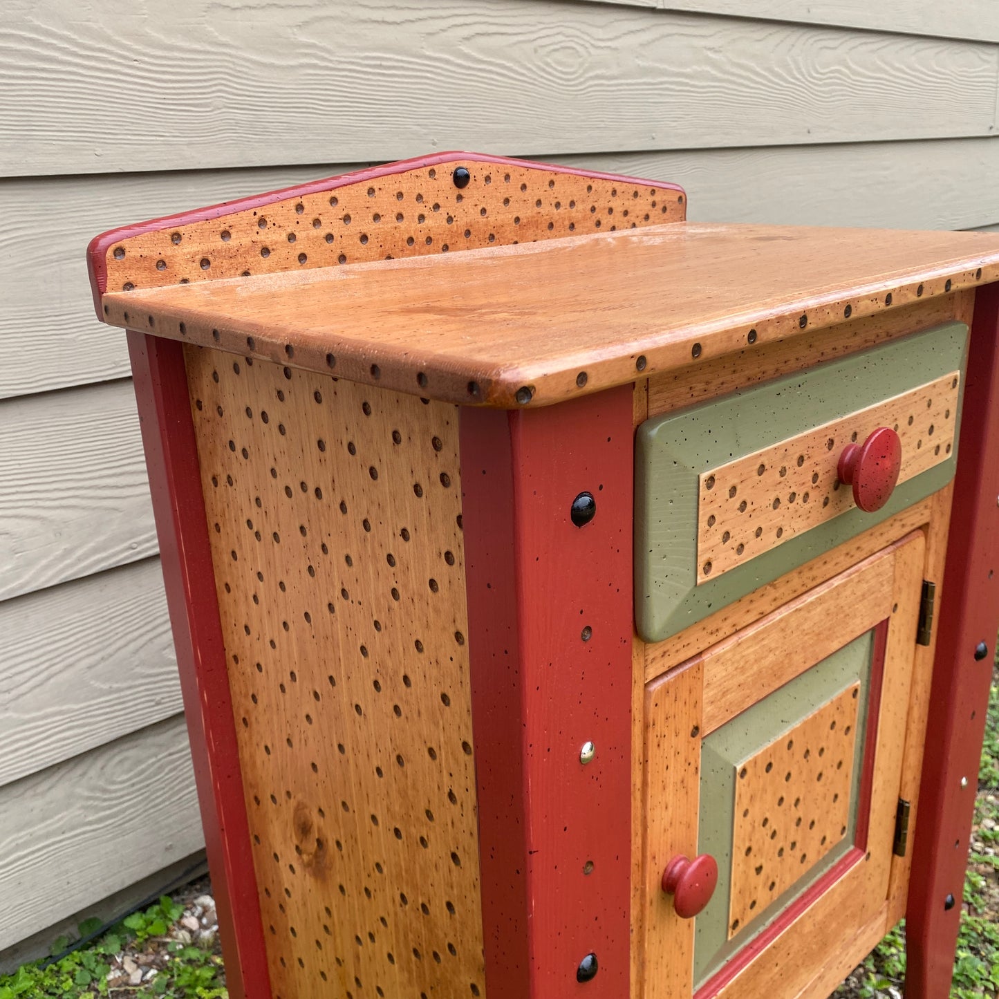 Tommy Lewis Marsh Style Nightstand on Legs with Drawer