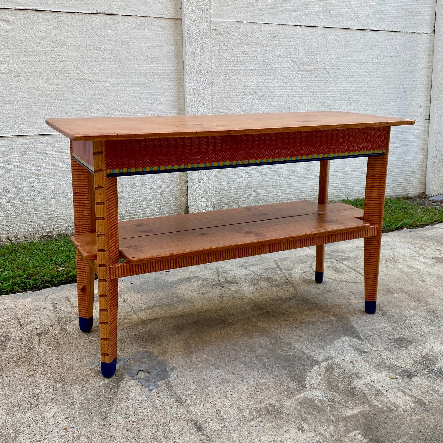 David Marsh 4' Console Table with Shelf