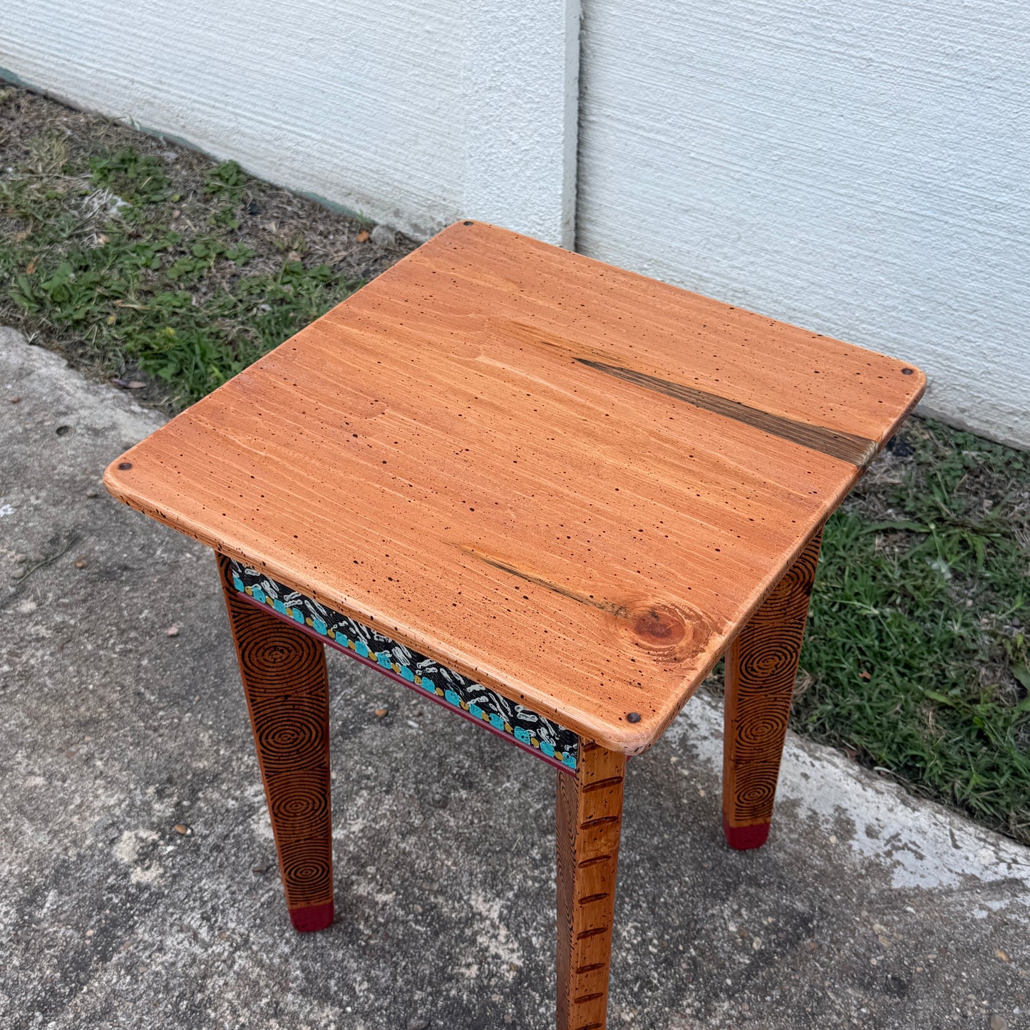 David Marsh 18” Square Side Table