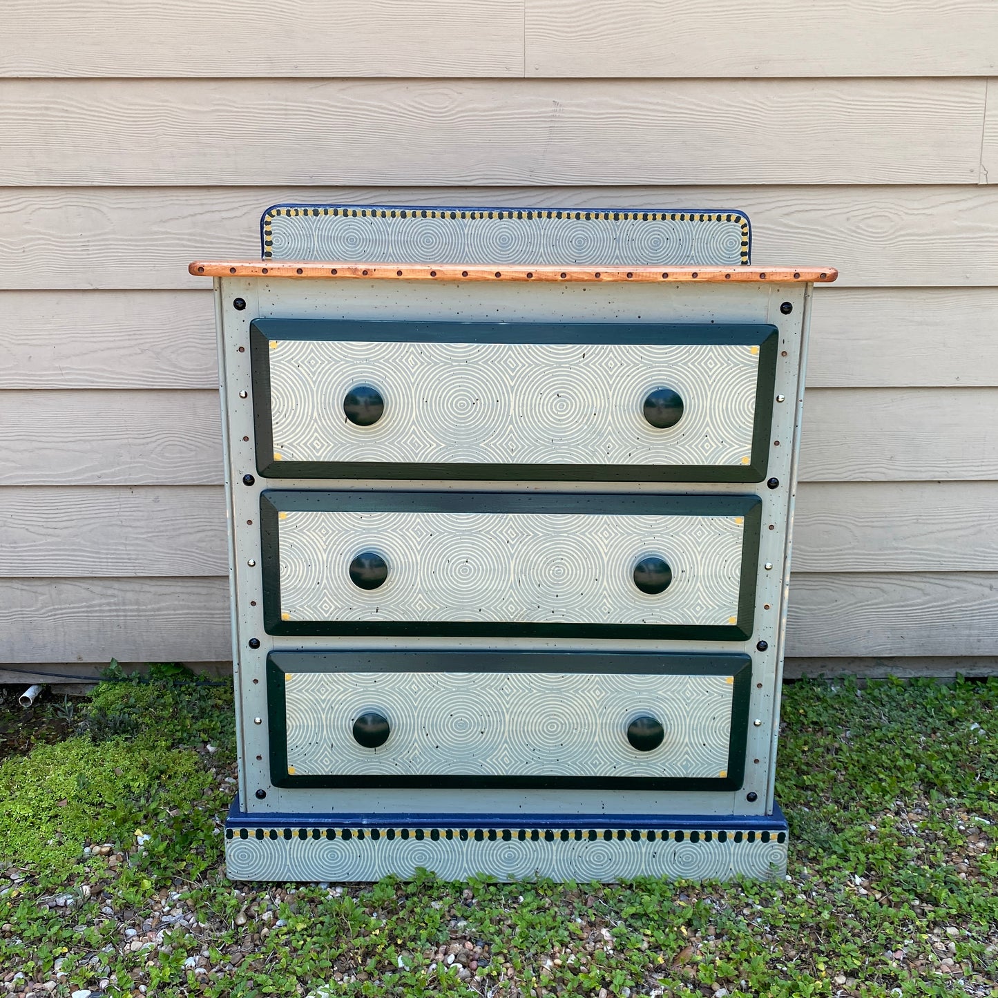 Tommy Lewis Marsh Style Three Drawer Dresser
