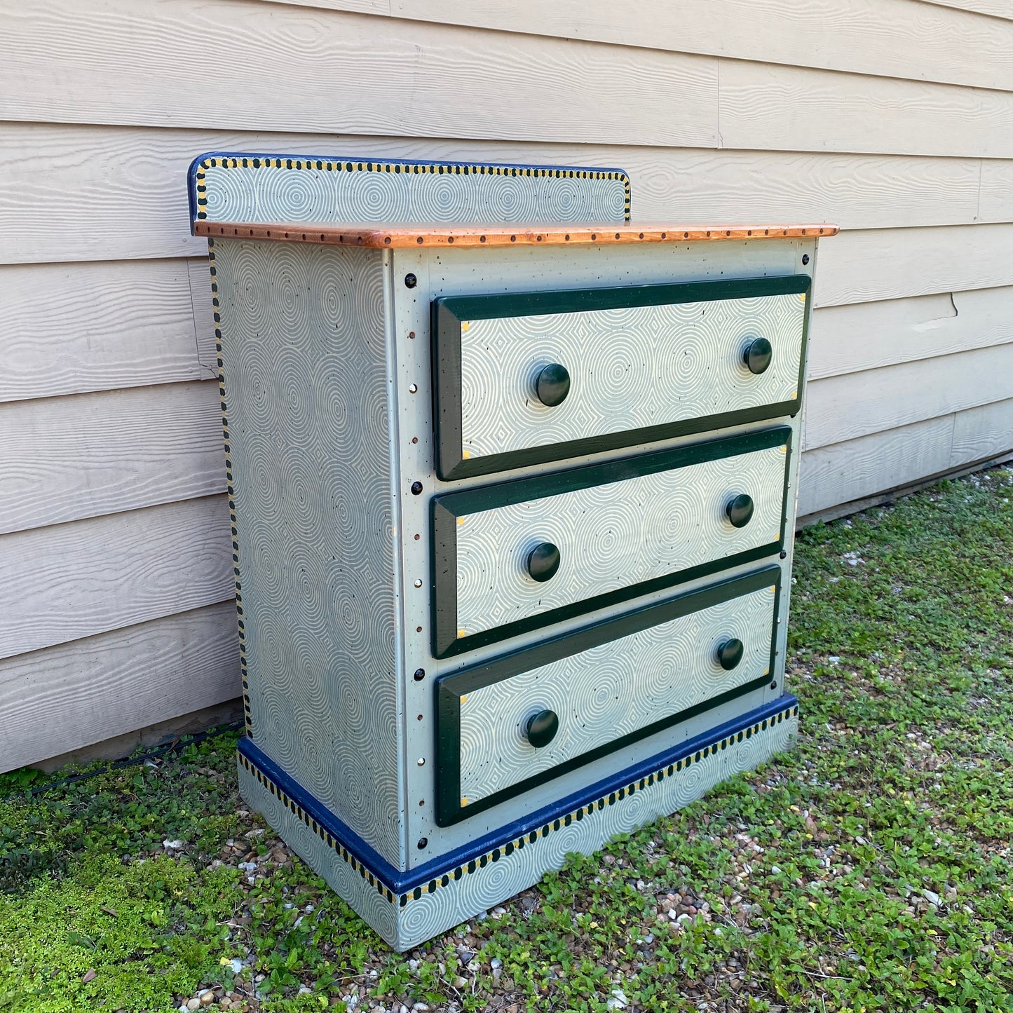 Tommy Lewis Marsh Style Three Drawer Dresser