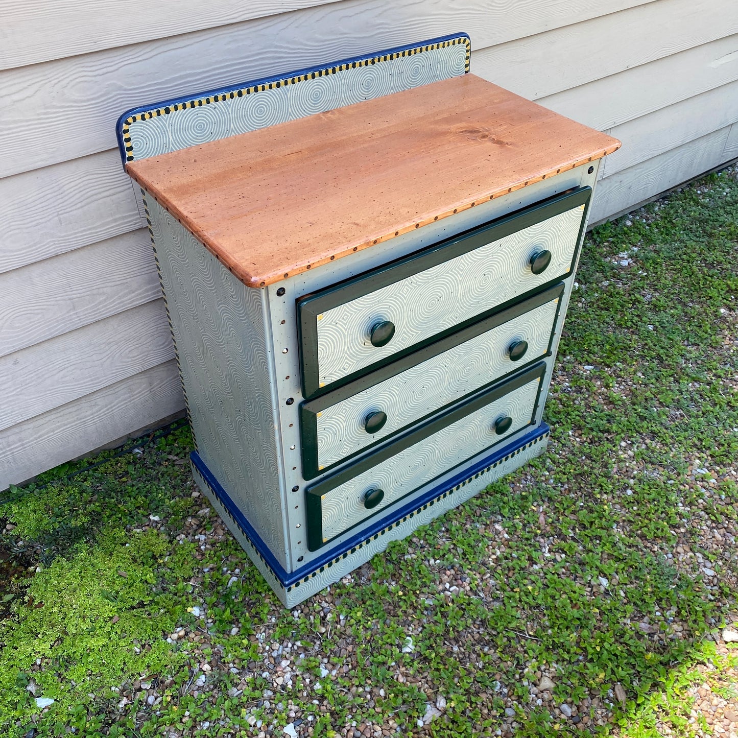 Tommy Lewis Marsh Style Three Drawer Dresser