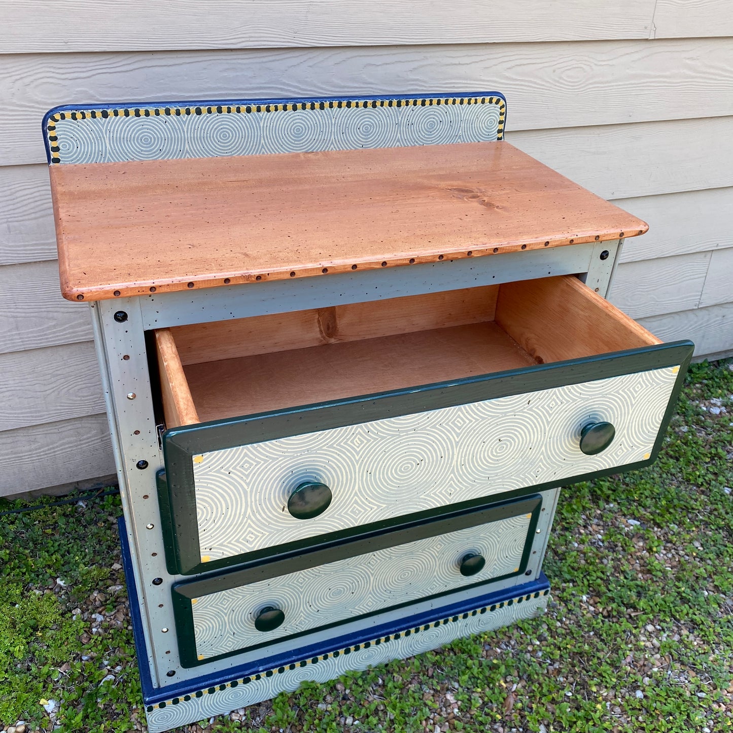 Tommy Lewis Marsh Style Three Drawer Dresser
