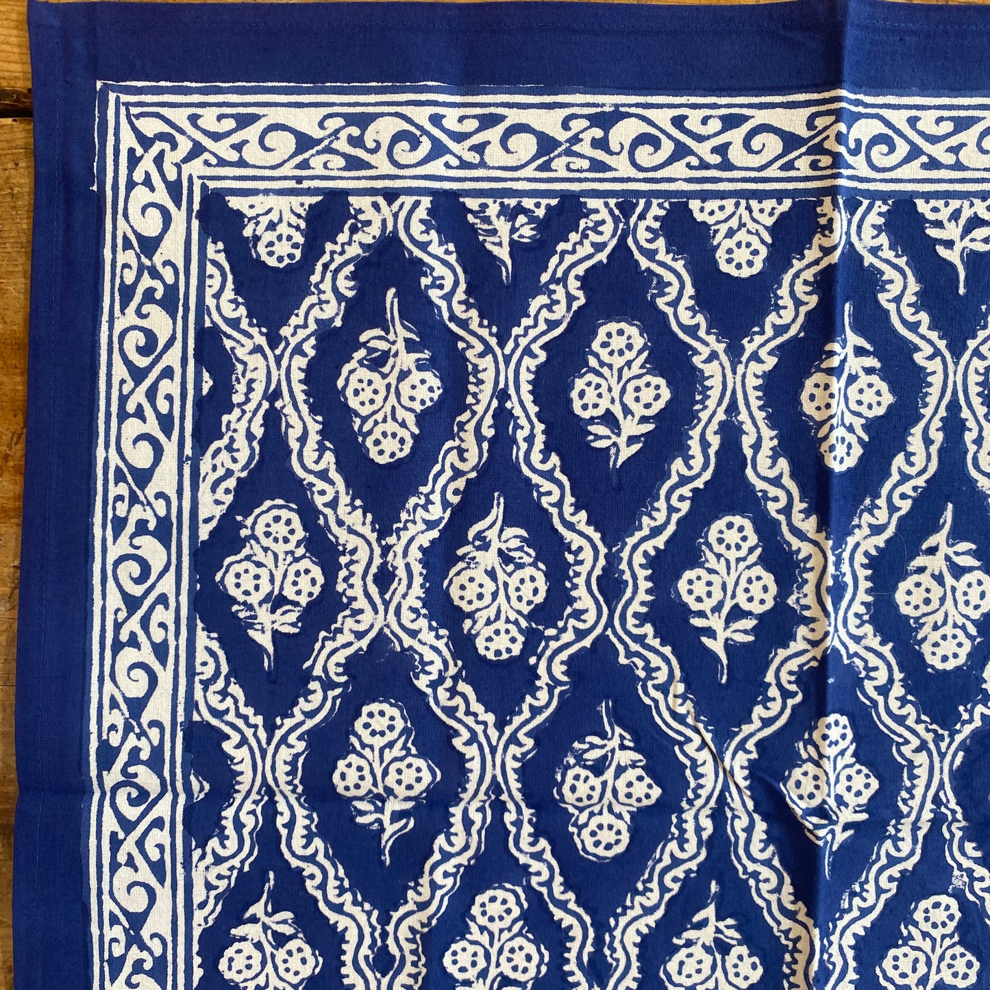 Blue Trellis Napkin
