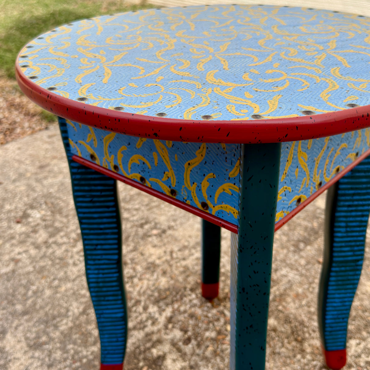 David Marsh 18" Round Side Table