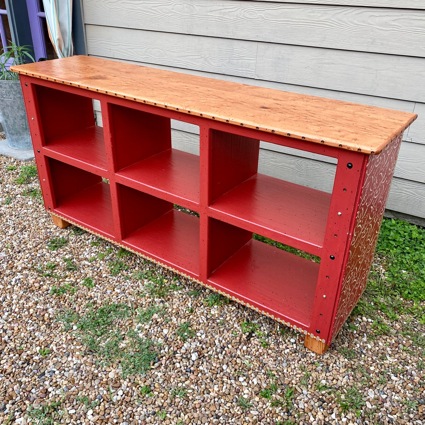 Tommy Lewis Marsh Style 5’ Credenza Bookshelf