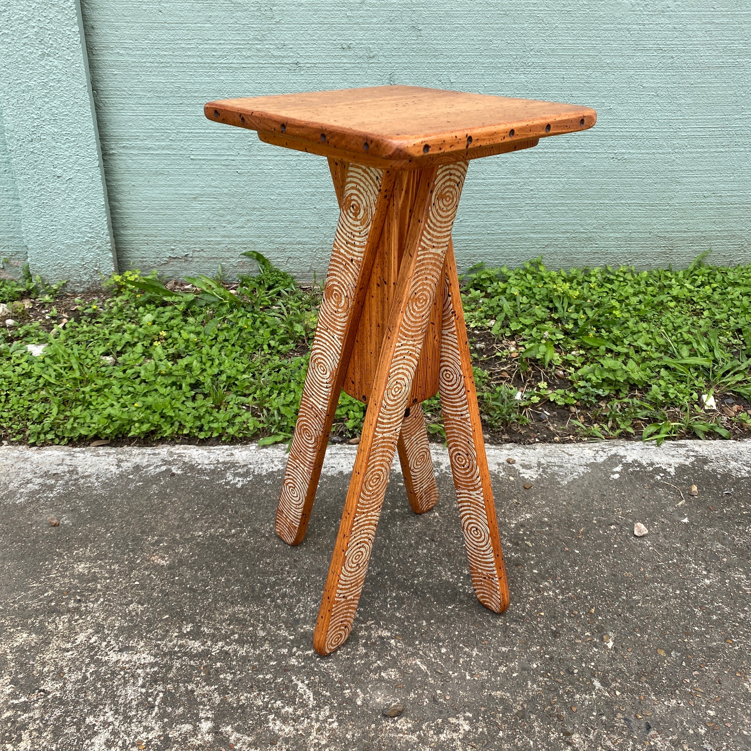 tobacco stick table Farm to table! sticks from the Mason Family Farm in Harresville, beautifully transformed by the artisans of @downeastwood_works James & James Heirloom Square