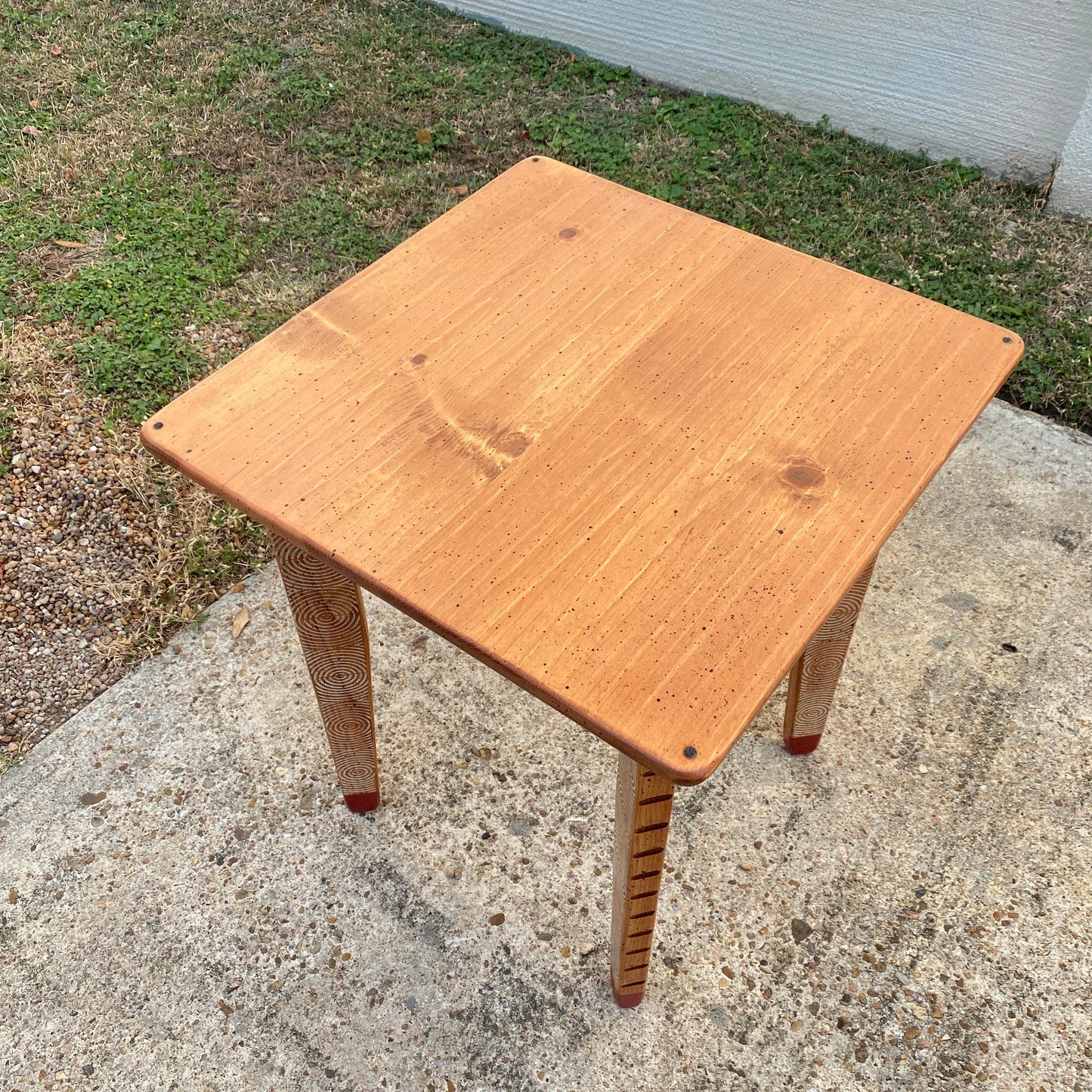 David Marsh 22” Square Side Table
