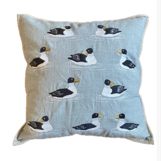 Puddle Ducks Pillow