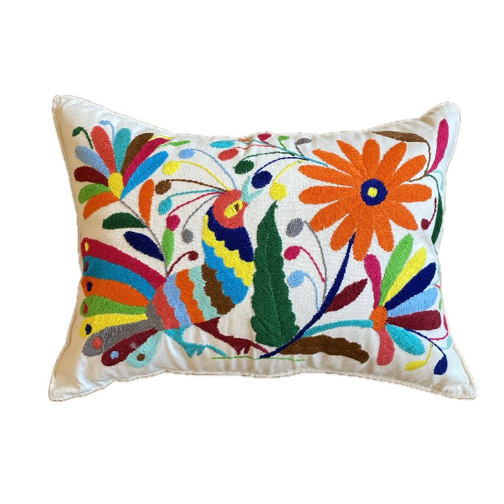 Otomi Embroidery Pillow- A
