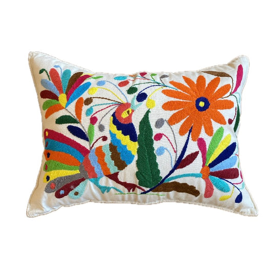 Otomi Embroidery Pillow- A