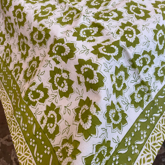 Daffodil Green Tablecloth- 60”x60”