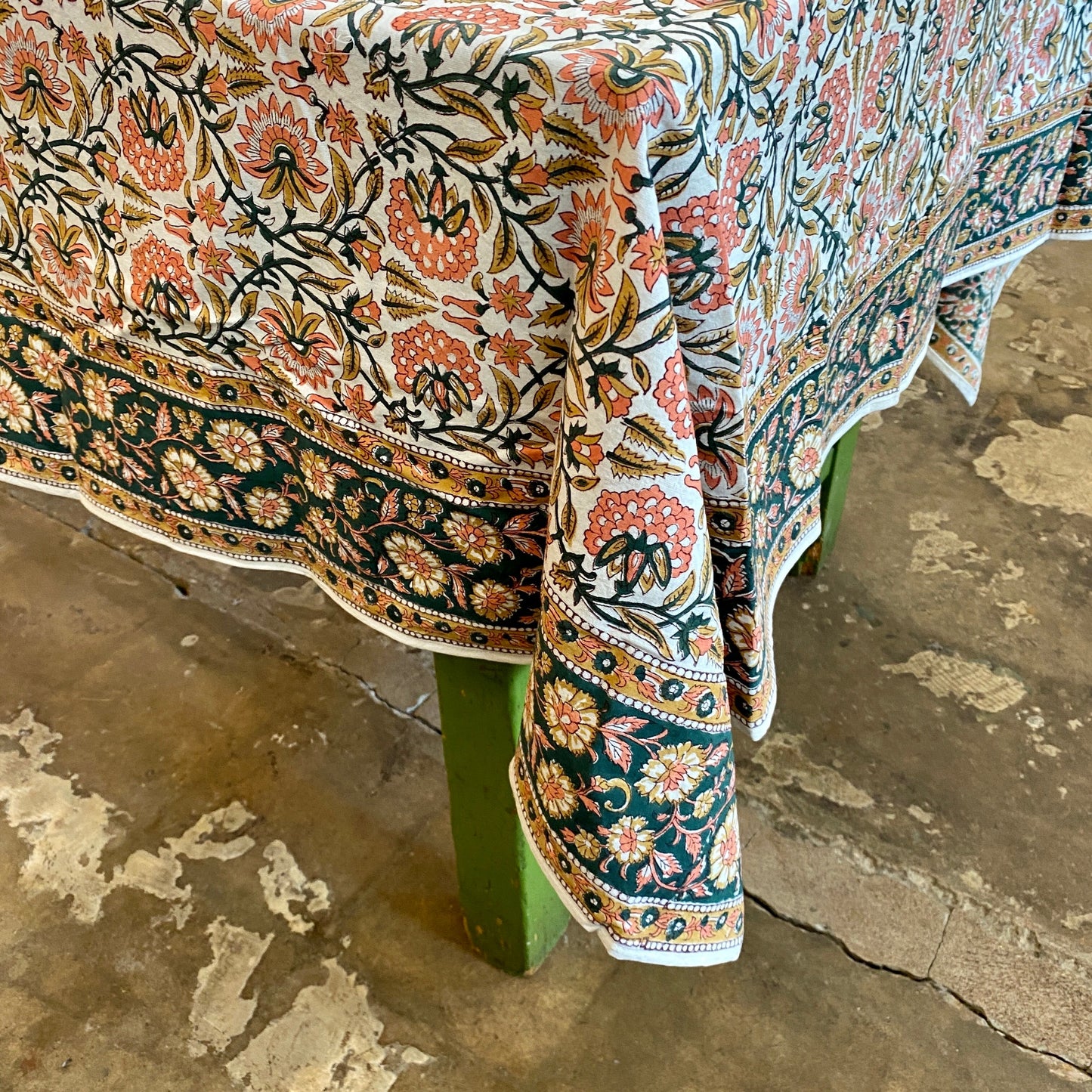 Sarah Peach Tablecloth- 60”x120”