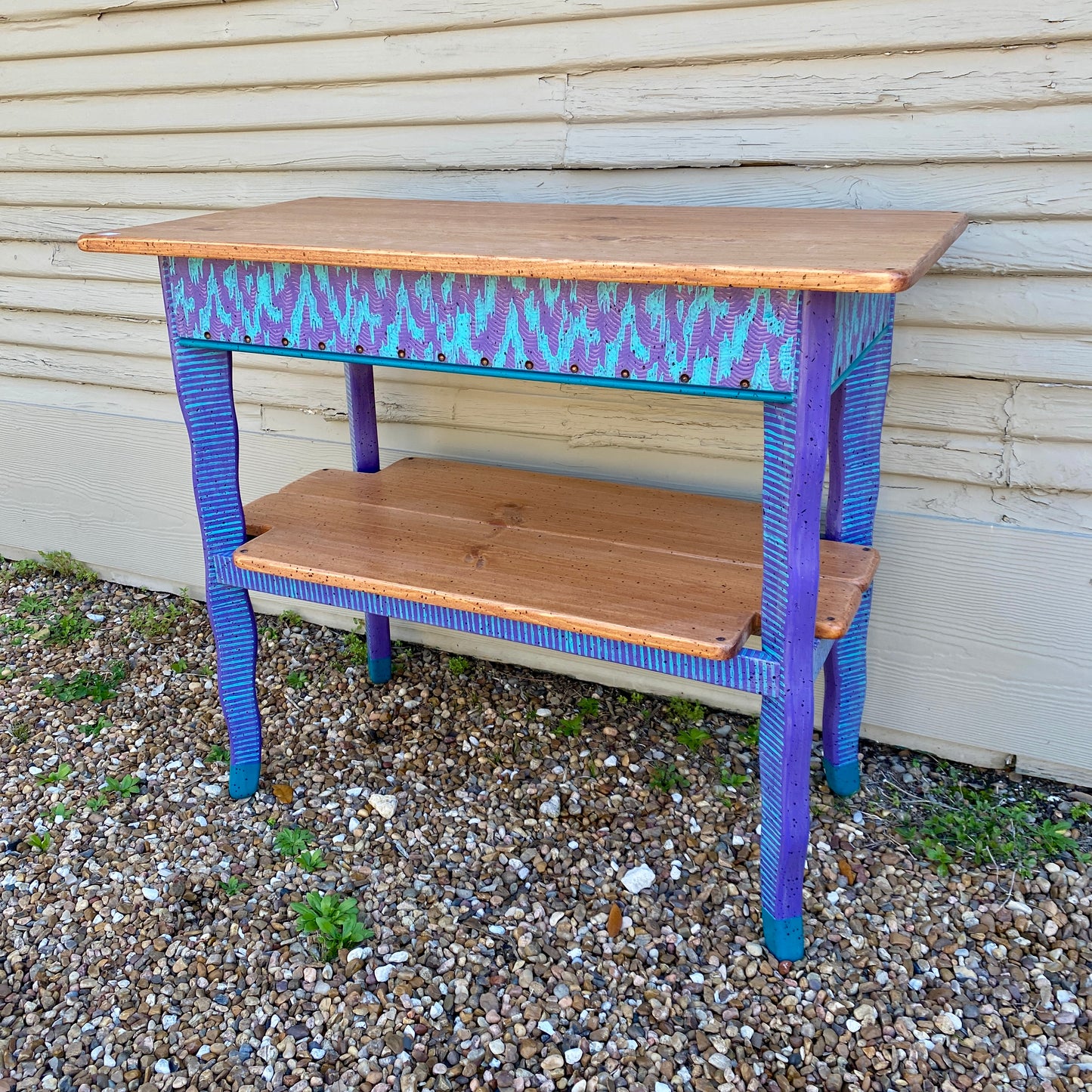 David Marsh M&T 3’ Console Table with Shelf
