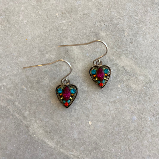 Firefly Heart with Marquis Stone Earring