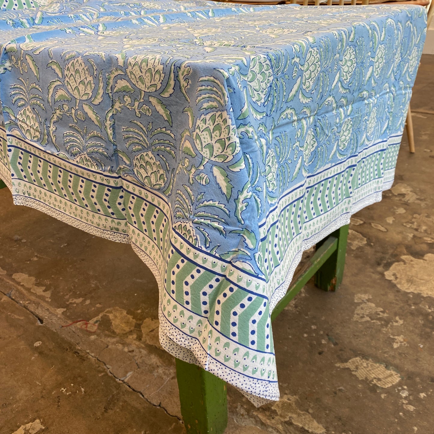 Thistle Blue Tablecloth- 60” x 90”
