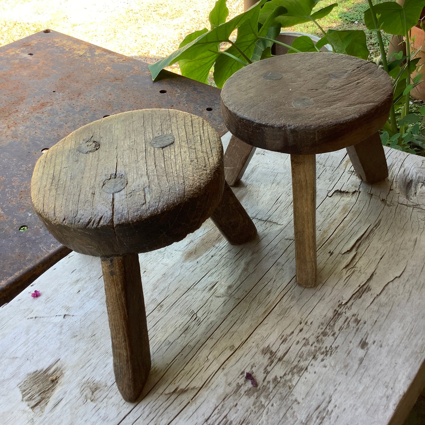 Wooden Guatemalan Stool - Small