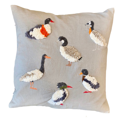 Water Birds And Ducks Pillow