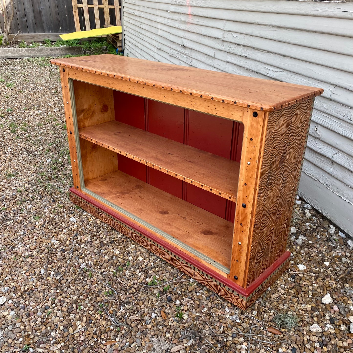 Tommy Lewis Marsh Style 42" Low Credenza Bookshelf