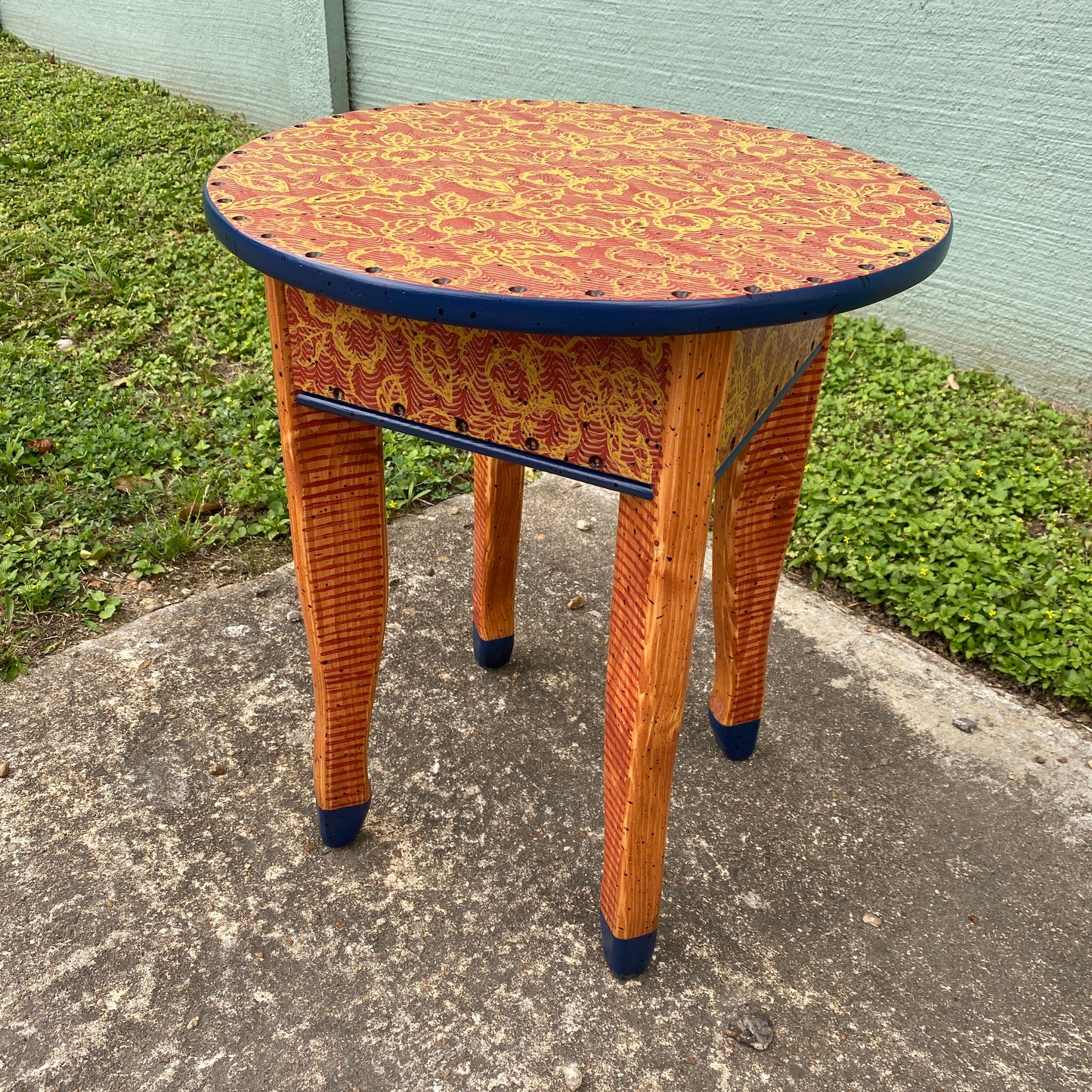 David Marsh 18" Round Side Table