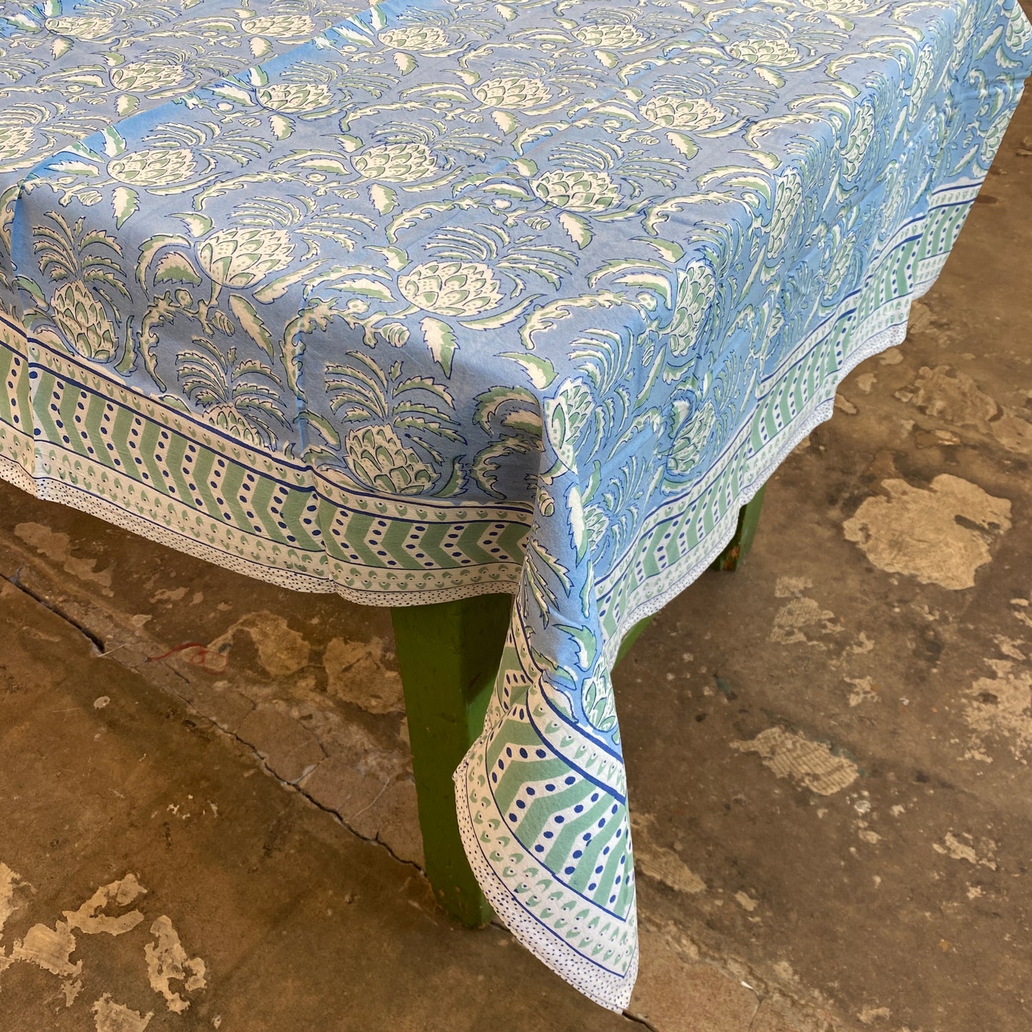 Thistle Blue Tablecloth- 60” x 90”