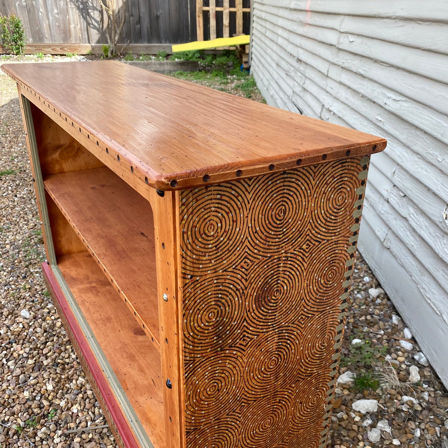 Tommy Lewis Marsh Style 42" Low Credenza Bookshelf