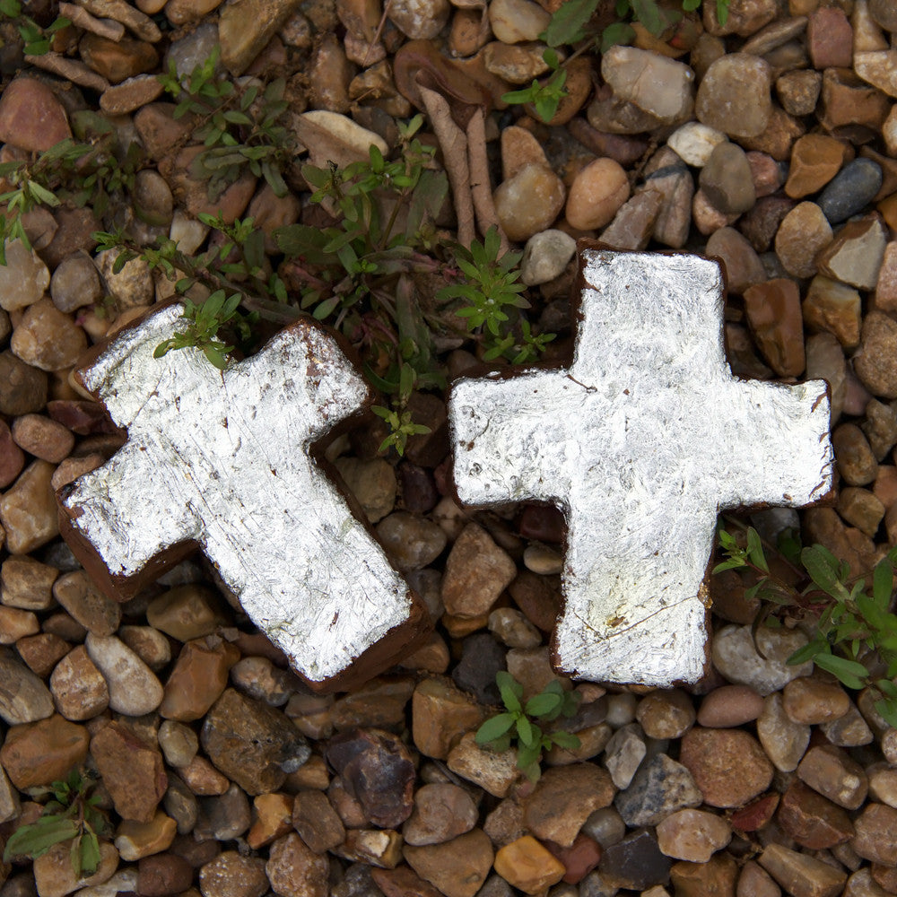 3" Silver Cross