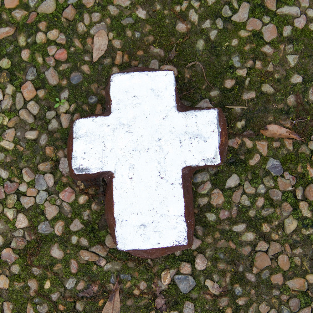 7-1/2" Silver Cross