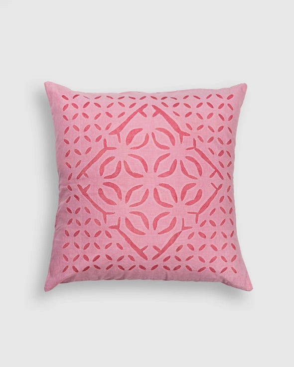 Applique Makhana Design Pillows from India