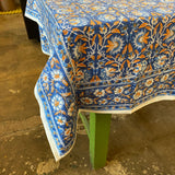 Sarah Blues Tablecloth- 60”x 115”