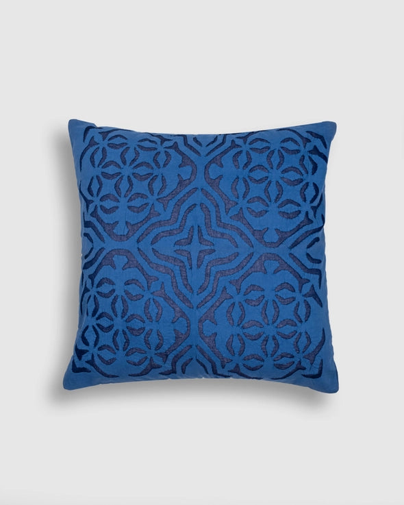 Applique Makhana Design Pillows from India