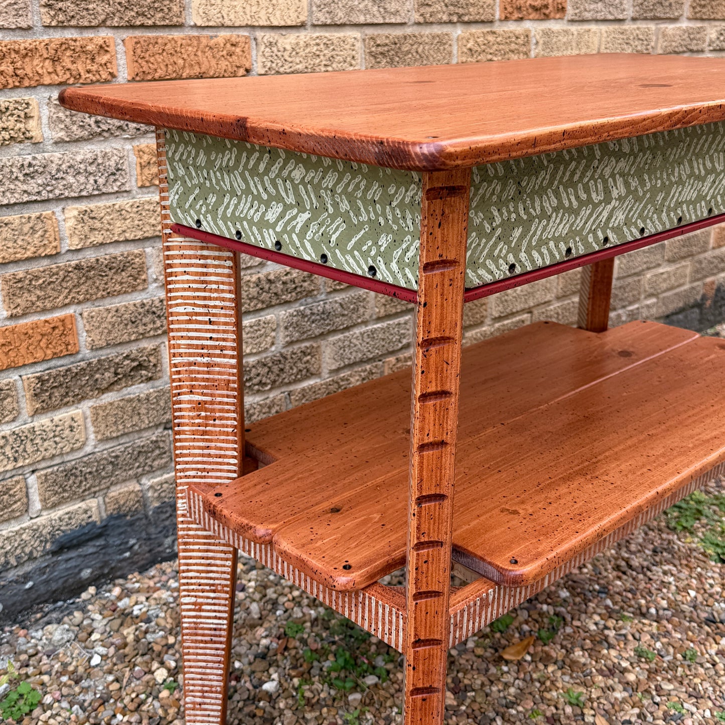 David Marsh 3' Console Table with Shelf