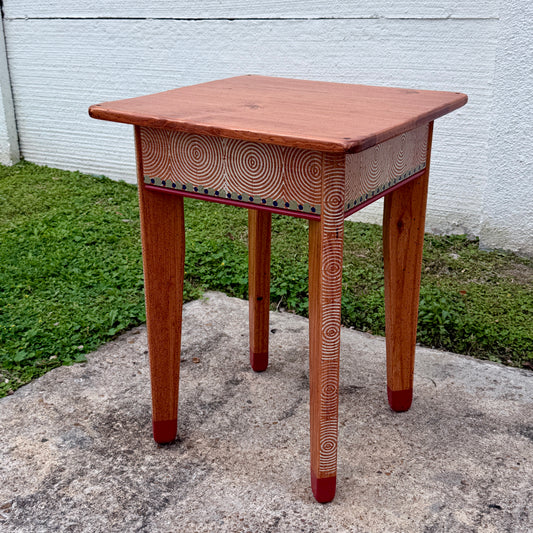 David Marsh 18” Square Side Table