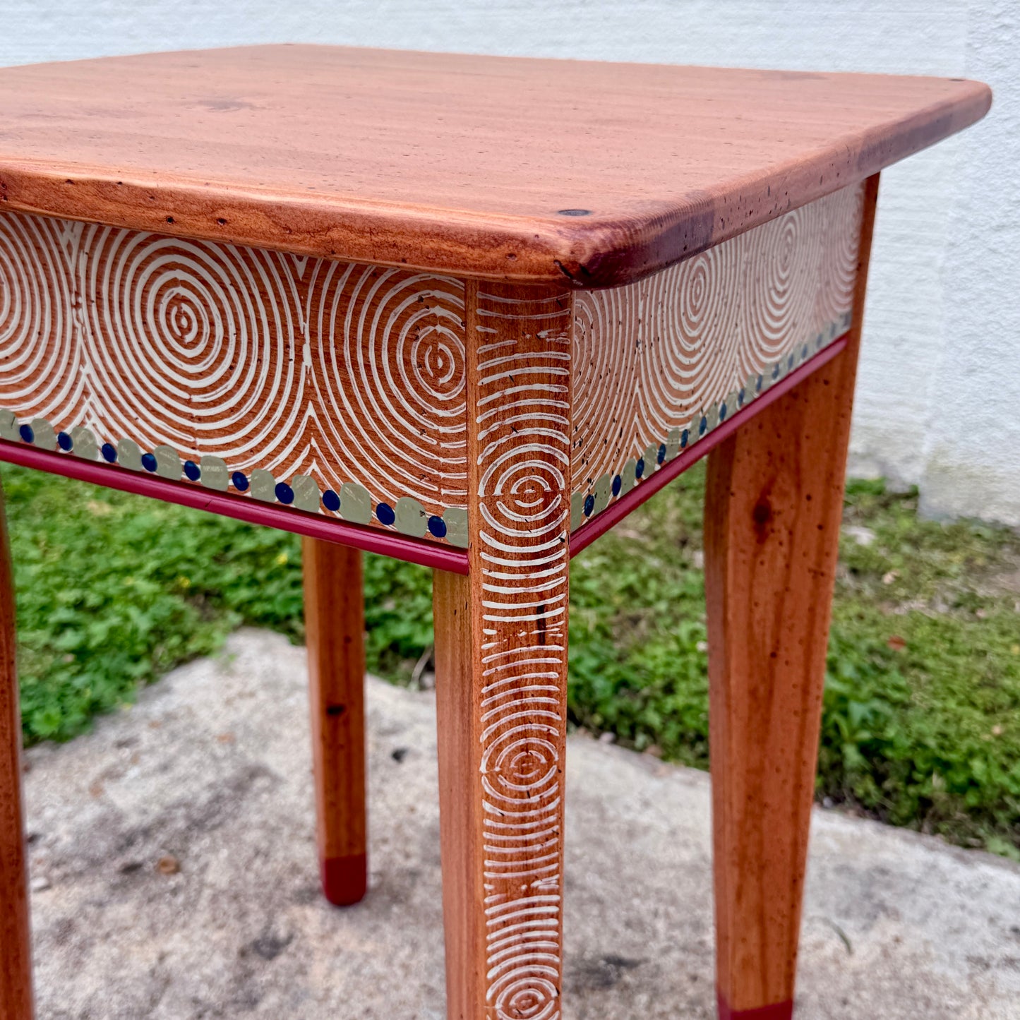 David Marsh 18” Square Side Table